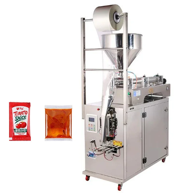 High Speed Paste Packaging Machine Perfume Automatic Shampoo Sachet Paste Masala Tomato Sauce Sachet Packing Machine