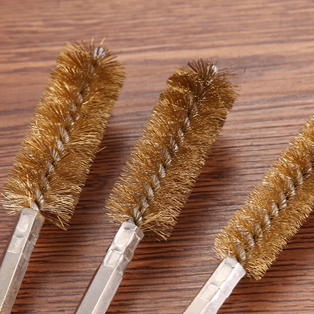 8-19mm Wire Tube Machinery Cleaning Brush Rust Cleaner Washing Polishing Tools For Power Drill Impact Drill Stamping Die Machine