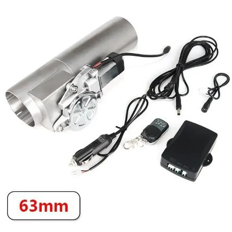 for 63MM 76MM Exhaust Pipe Stainless Steel Electronic Control Valve Sound Changing Remote Control Variable Valve