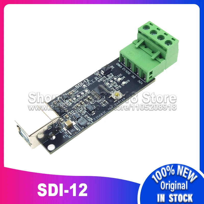 USB إلى SDI-12 لوحة بروتوكول التقاط مصحح الأخطاء محول SDI12 اختبار الاستشعار