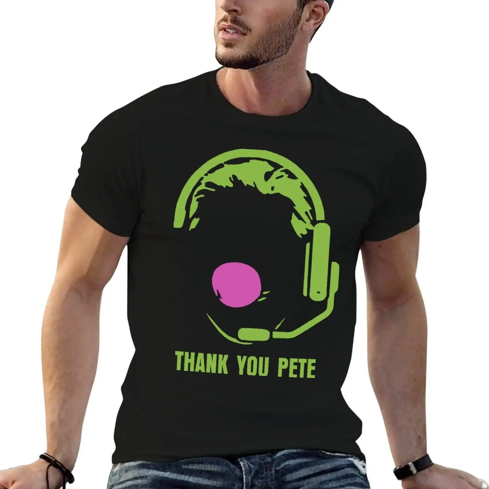 Pete Carroll: gracias, Pete. Camiseta divertida, de algodón, para personalizar. Ropa de hombre.