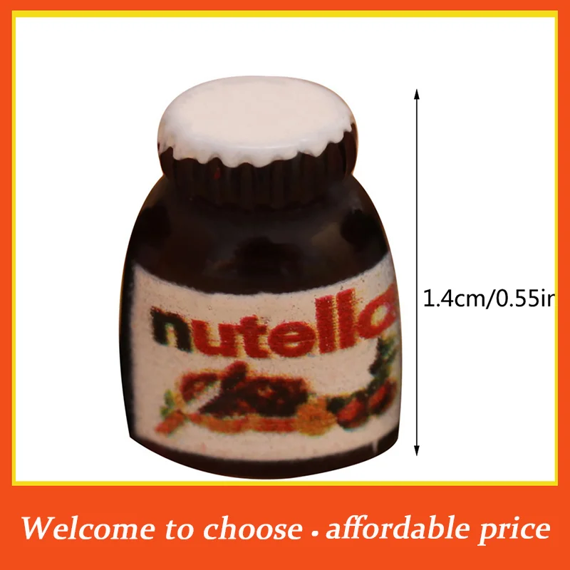 [New]3Pcs new Resin 1:12Dollhouse Miniature Chocolate Sauce Food Model Kitchen Living Scene Decor Toy