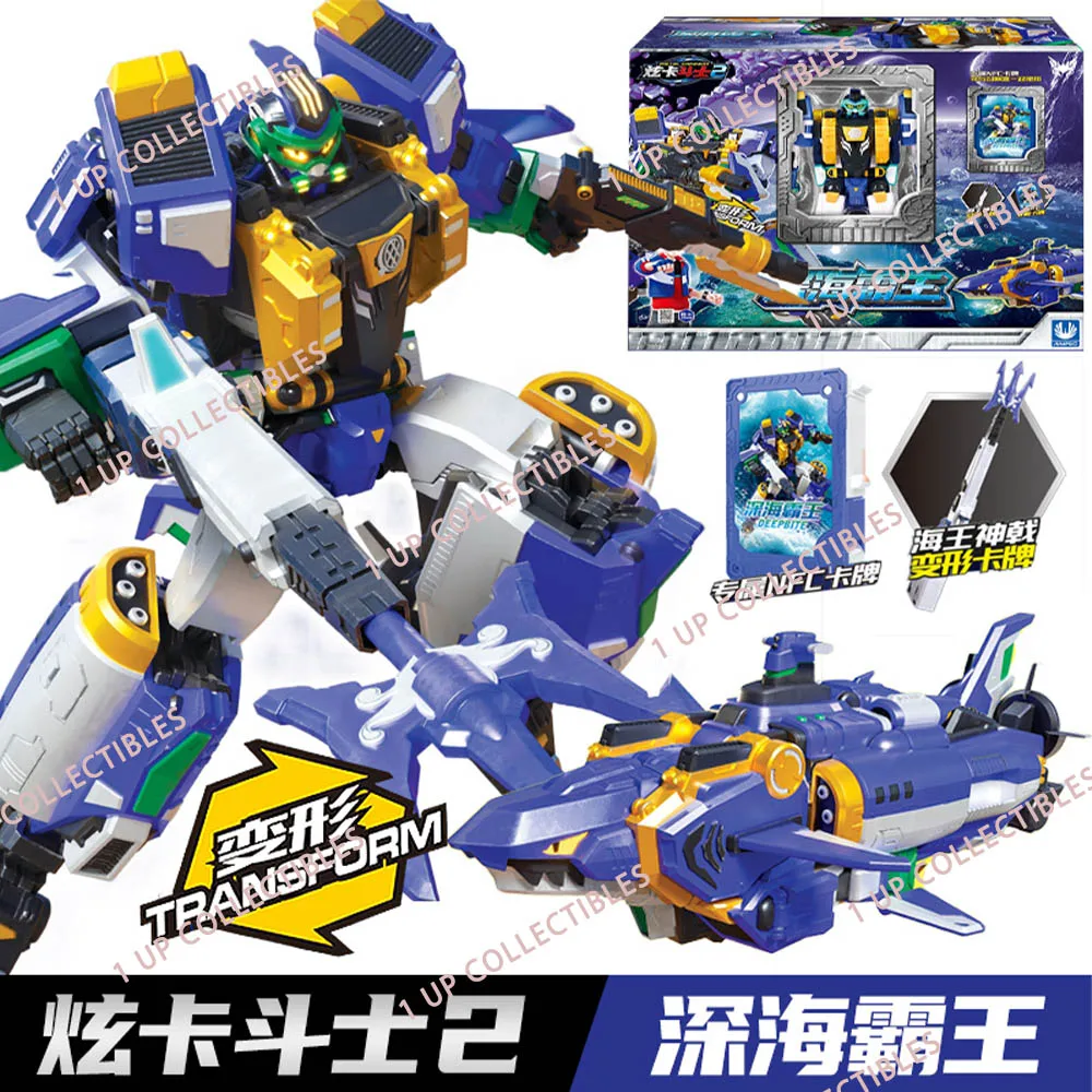 

Металлический робот-трансформер Cardbot 2, экшн-фигурка, модель Toyblue Cop Trinity Suv, автомобиль, карта грузовика, мех, модель, сбор детской игрушки в подарок
