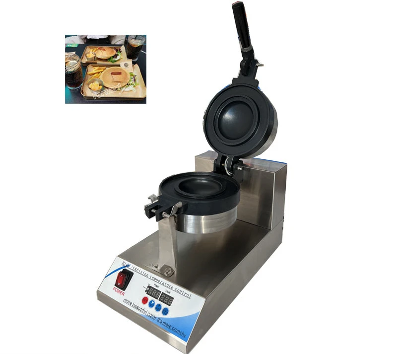 for  Digital Display Coating Electric Ice Cream Burger Waffle Maker Gelato Panini Flying Saucer Sandwich Ice Cream make