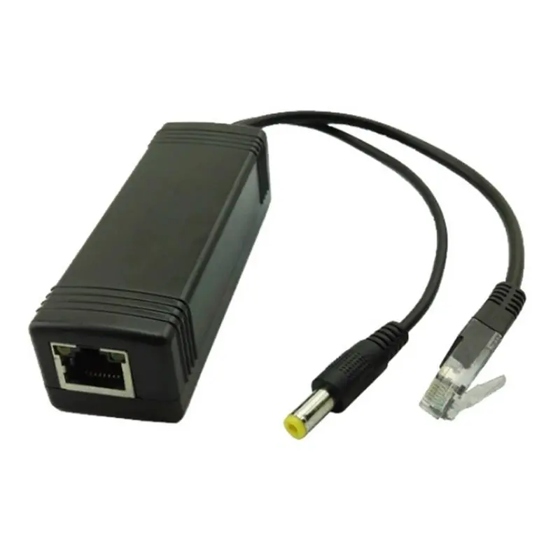 [NEW!A25P】 1000Mbps POE Splitter Isolated Poe Splitter POE Cascading Output + 12V Power Output, IEEE802.3Af/At Compliant, 1000Mb
