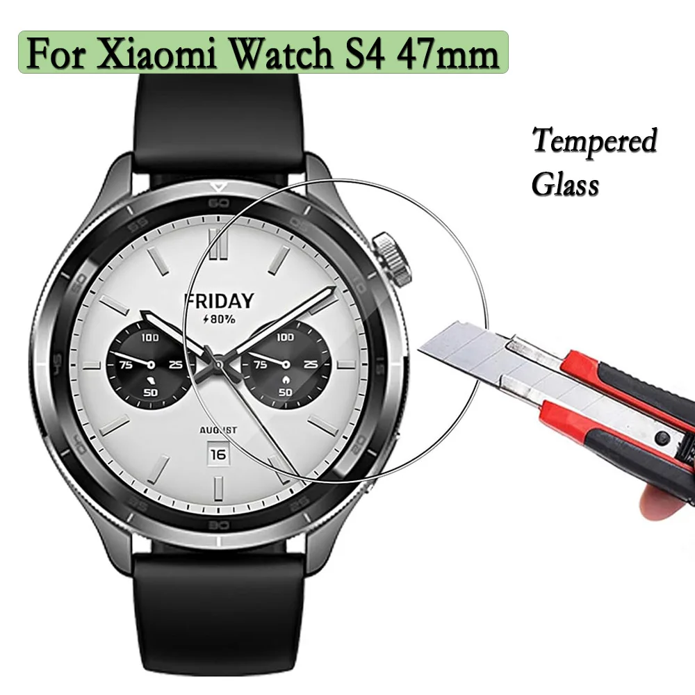 3pcs For Xiaomi Watch S4 47mm Hard Film  Anti-Scratch Tempered Glass Film Full Screen Films For Xiaomi Watch S4 47mm