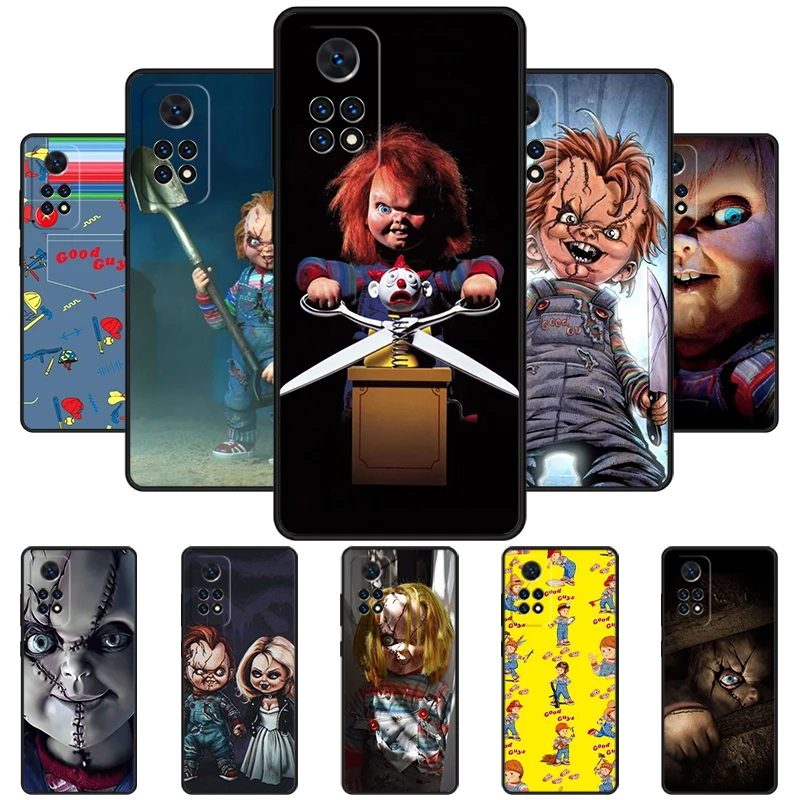 Scary Chucky Doll Horror Movie Phone Case For Redmi Note 11 EPro 11S 10T 9S Promax 8 Pro Xiaomi Mi 11 12X 12S Ultra Cover