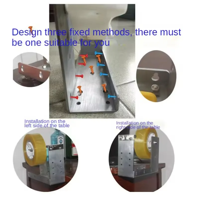 

A76X-Rubber Base 5Cm Large Desktop Tape Cutter, Transparent Tape Base 6Cm Case Sealer, Ripper, Adhesive Tape Packer