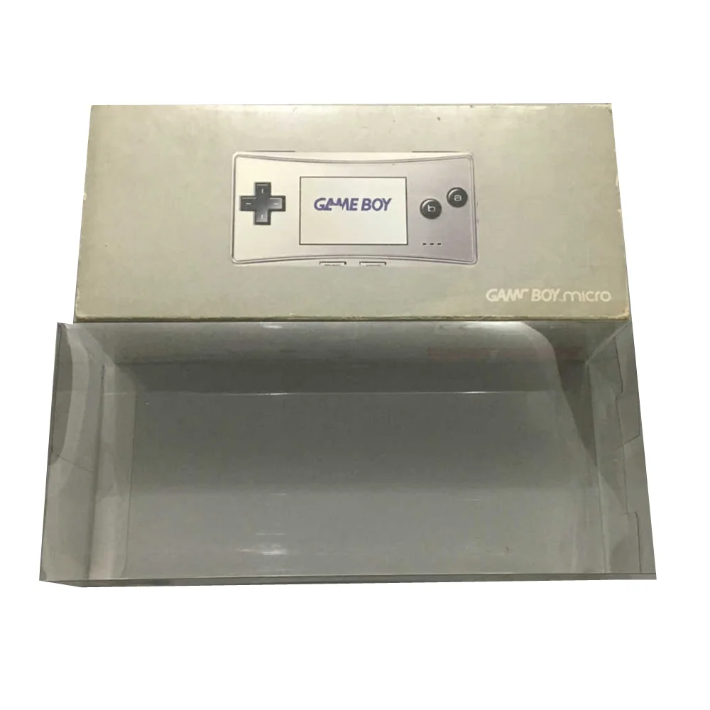 Collection Display Box For GBM/Nintendo Game Boy MICRO Game Storage Transparent Boxes TEP Shell Clear Collect Case