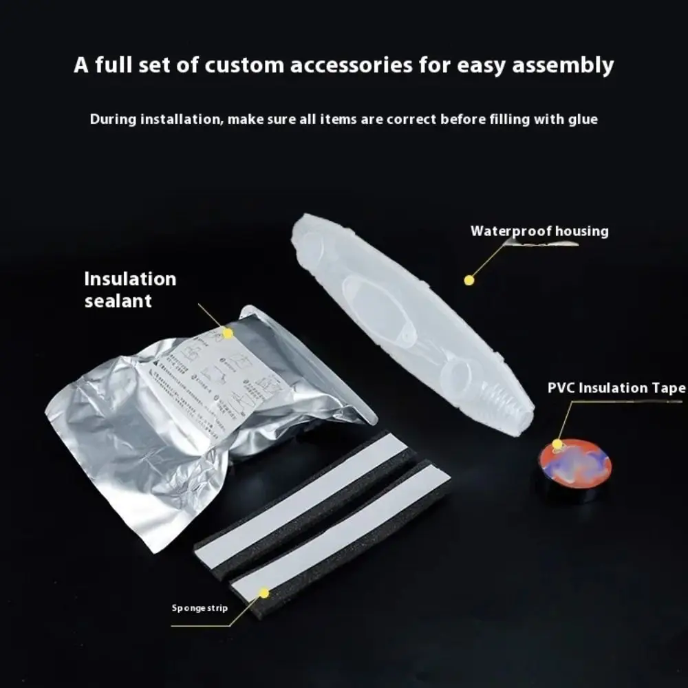 

PP Waterproof Junction Box Strong Resilience Not Aging Glue Filled Junction Box Anti-corrosion Pressure Resistance