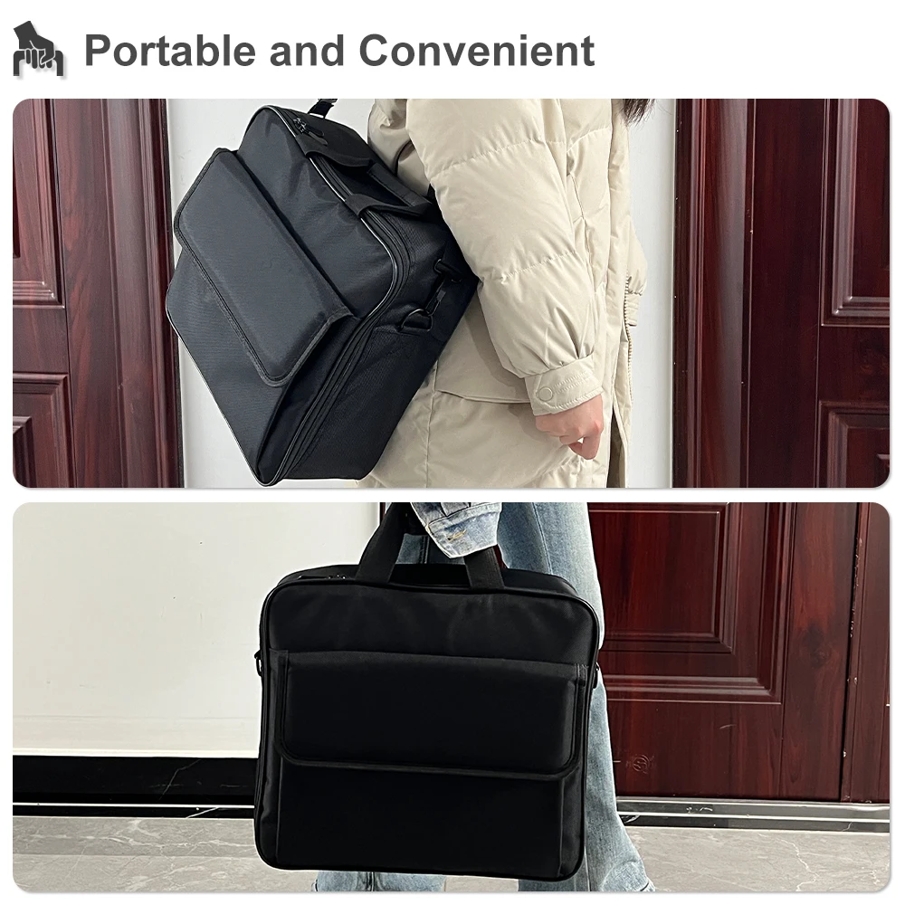 TouYinger storage bag can be carried by hand, shoulder and back compatible with Touyinger/Q12W/Epson/BenQ projectors