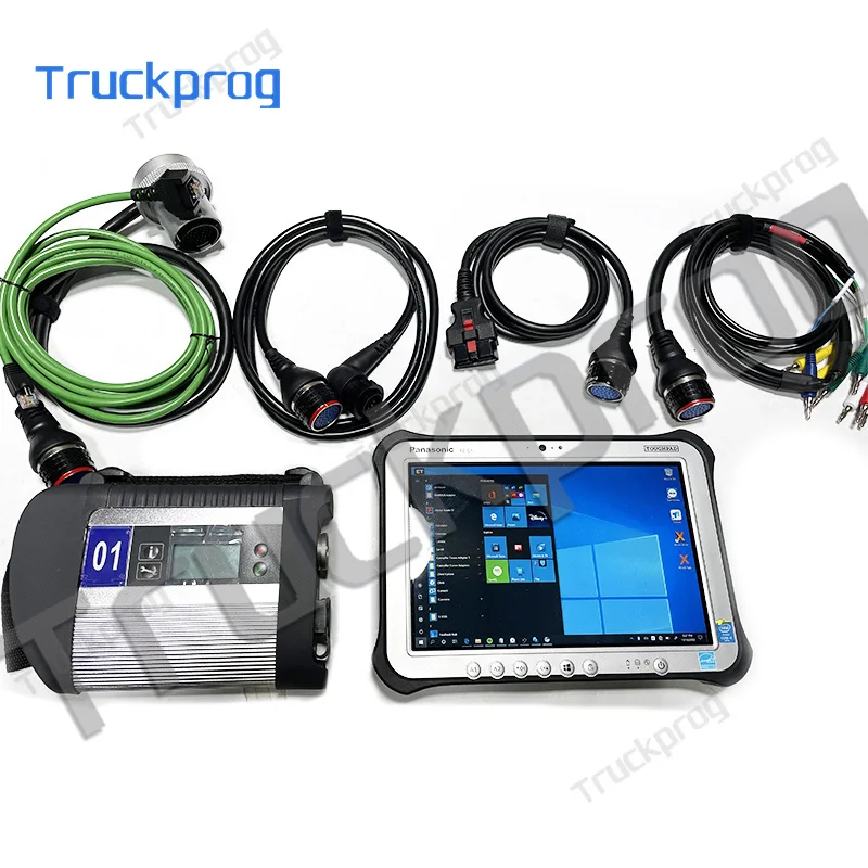 

Newest Style MB Star C4 for Benz Full Chip SD Connect C4 Wifi Auto Doip Multiplexer Car Truck Diagnostic Tool+FZ G1 Tablet