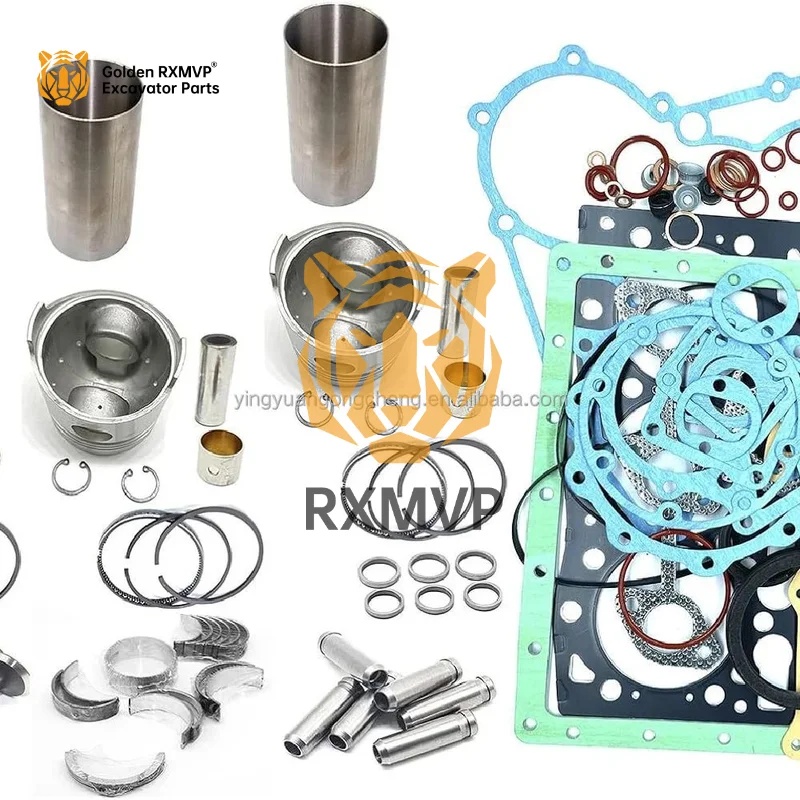 Overhaul Rebuild Kit Compatible with S3L S3L2 S3L2-E S3L2-61ES S3L2-W463KL Engine cat 303CR Peljob EB250 EB300 EB306 MT160