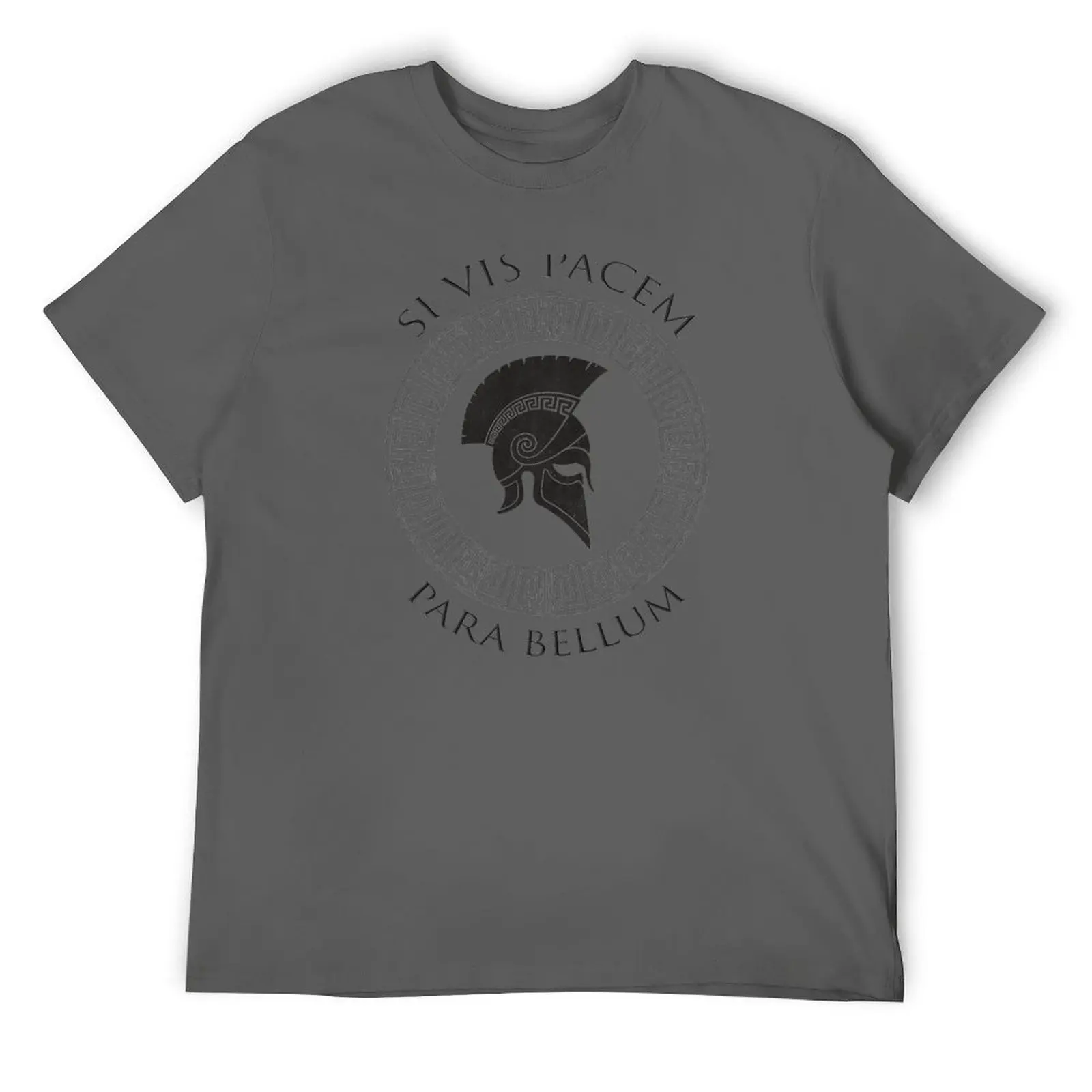 

Spartan Helmet - Si Vis Pacem Para Bellum T-Shirt T-shirts man rapper graphic tees fitted t shirts for men
