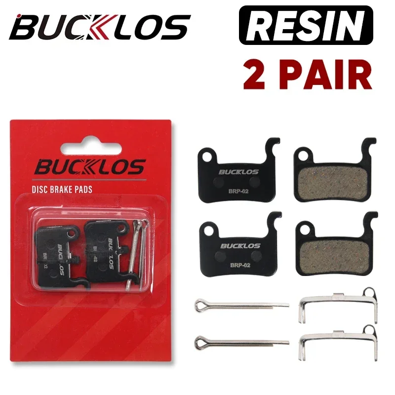 BUCKLOS Fiets Remblokken voor SHIMANO A01S M535 M07 MTB Road Fietsen Remschijf Pad Hars Keramische Duurzaam Fiets Schijfremblokken