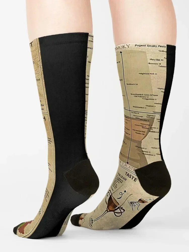 سكوتش تذوق المعرفة الجوارب كروسفيت بارد مصمم العلامة التجارية الشتاء الجوارب الرجال النساء