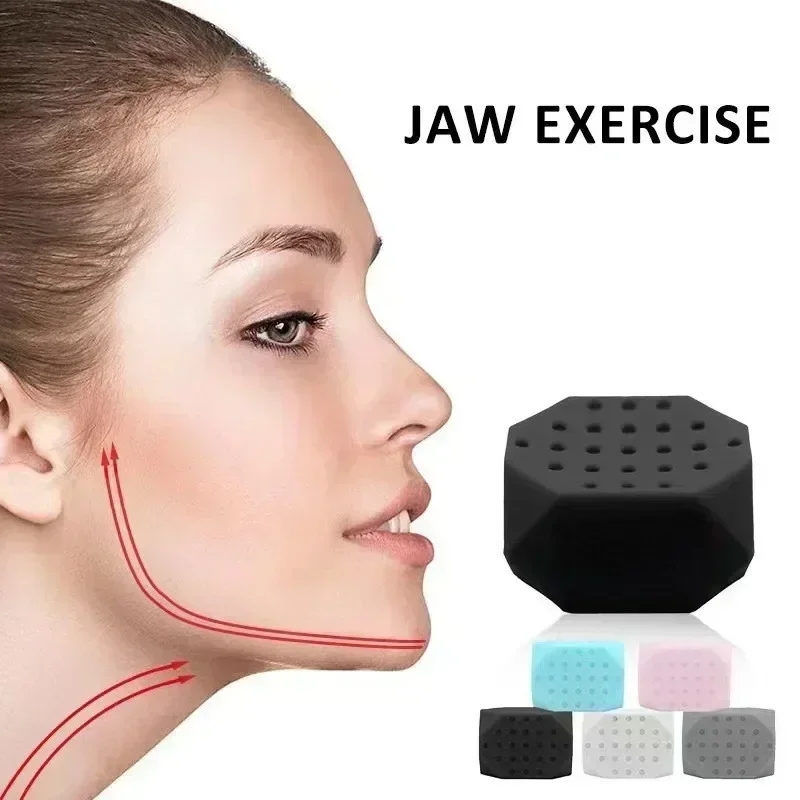 2pcs JawLine Exerciser Ball Facial Jaw Muscle Toner Trainin Fitness Anti-aging Food-grade Silica Face Chin ejercitador facial