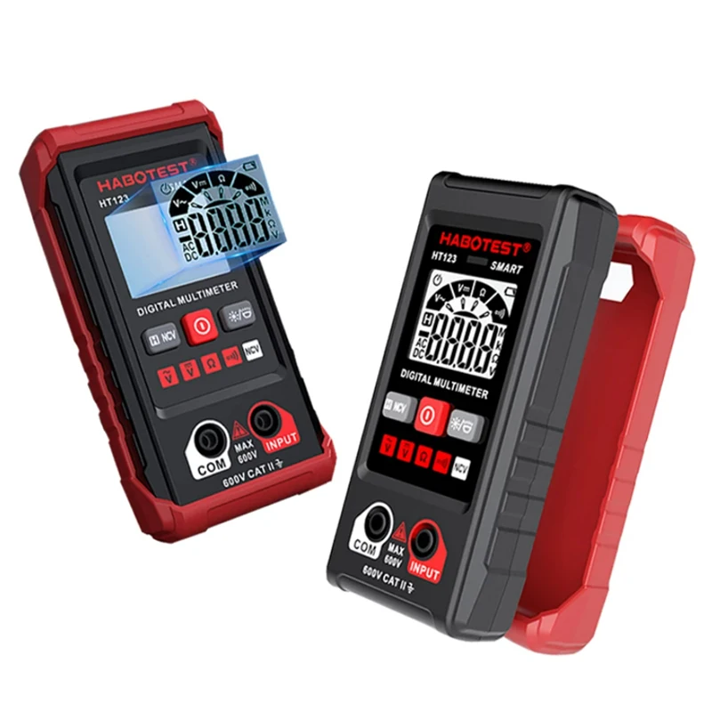 Digitale Multimeter Ac Dc Voltage Meter Auto Variërend Trms Weerstand Continuïteit Meting Ncv Voltmeter Ampèremeter Met Backlight