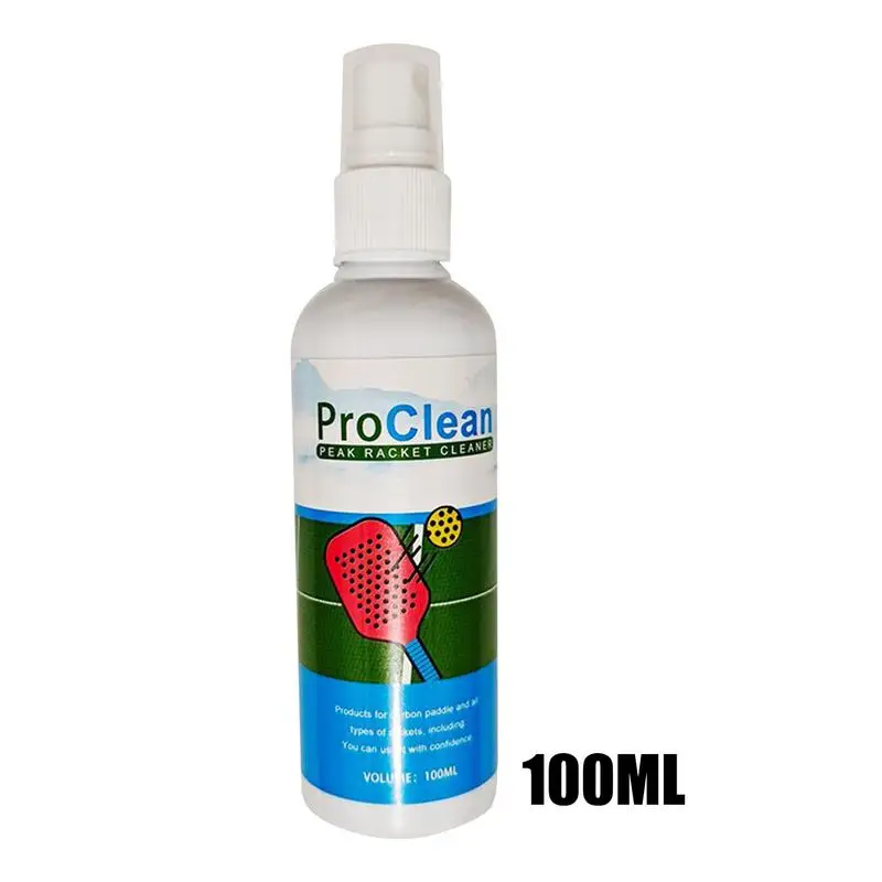 Limpador de raquete de tênis de mesa, spray para cuidados com remo de pingue-pongue, spray de limpeza de raquete de tênis de mesa, 100ml para