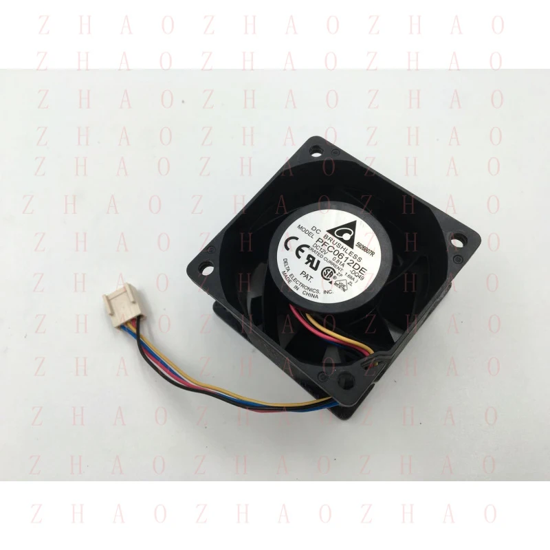 L+ FOR Delta Electronics PFC0612DE 60x60x38mm DC12V 0.81A (1.68A) Brushless 4-wire Fan