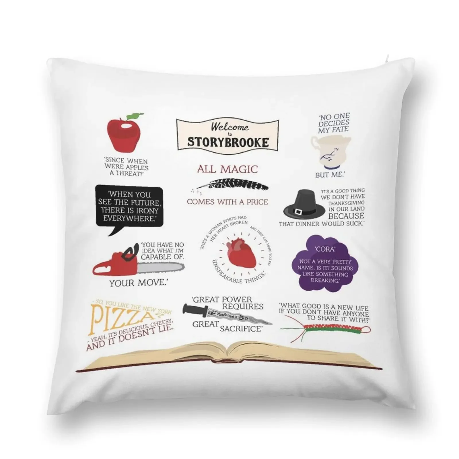 

Once Upon a Time Quotes Throw Pillow Christmas Pillows Pillowcases For Pillows Covers For Sofas pillow