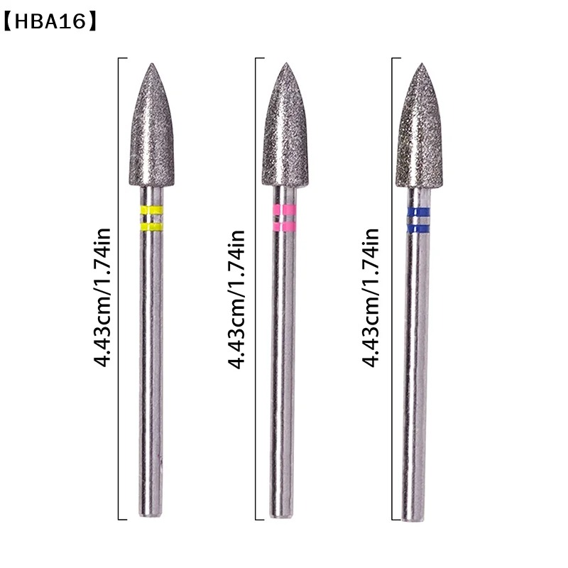 หัวเจียรเล็บทรงกรวย รุ่น HBA16 สำหรับเครื่องตะไบเล็บ ใช้สำหรับทำเล็บเท้า ทำความสะอาดหนังกำพร้า ตะไบเล็บ ขัดเจล ล้างเจล และทำเล็บ