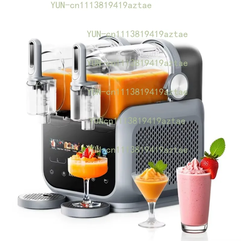 Dual Tank Automatic Slush Ice Cream Frozen Drink Maker OEM ODM China Factory Direct Supply