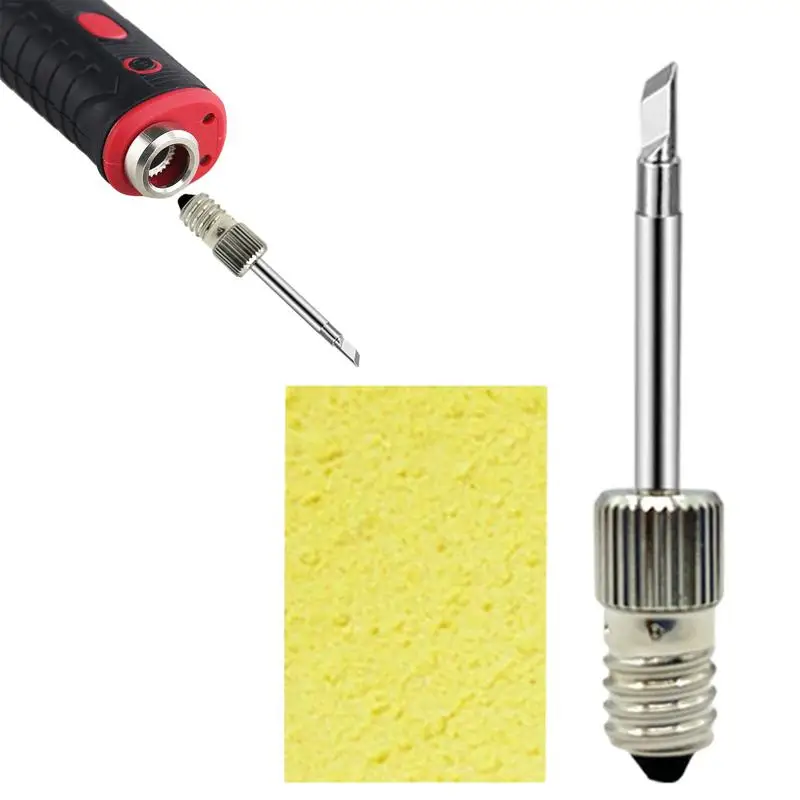 USB Soldering Tips Thread Soldering Iron Tip Accessories Portable Soldering Iron Heat-Resistant Welding Accessory Tool Soldering