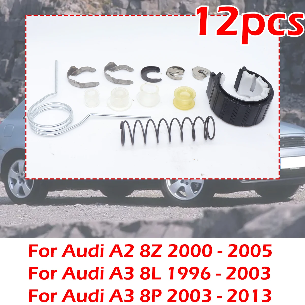 

12pcs/SET Complete Set Upgrade Bushing MT Gearbox Rebuild Kit Shifter Lever Adjuster For SEAT Ibiza Leon Toledo Arosa Altea