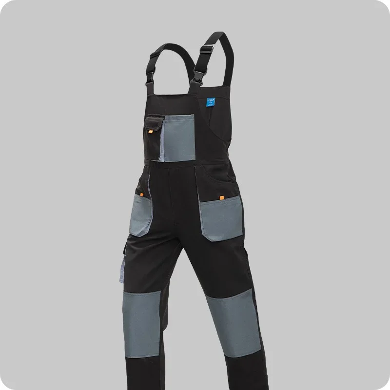 Men Women Overalls Big Pocket Work Clothing Color Multi-pocket Factory Clothing Labor Protection Overalls