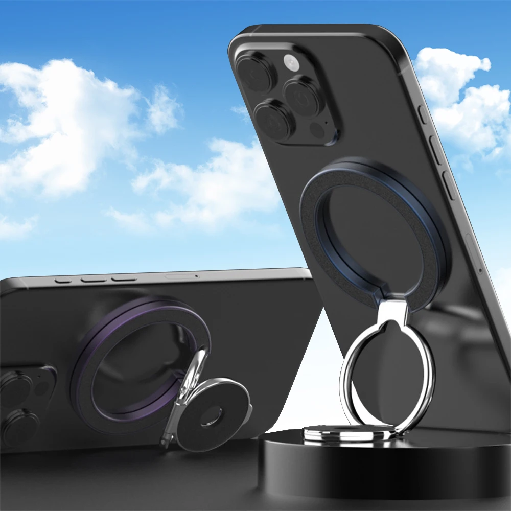 

Подставка для планшета, магнитная 3-секционная двухсторонняя магнитная присоска, кольцо для телефона, телефона, Popsocket Magsafe, двойной держатель для Ipad