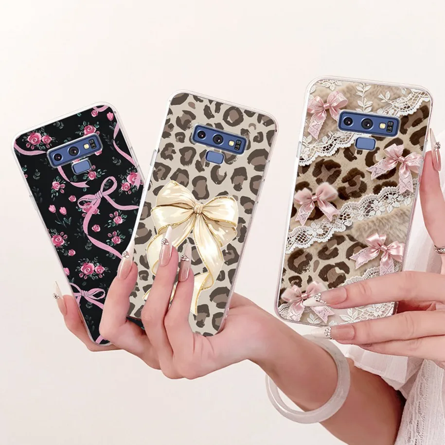 For Samsung Galaxy Note 9 Case SM-N960F N9600 Popular Flower Pattern Soft Silicone Capa Phone Cover For Samsung Note9 6.4" Funda