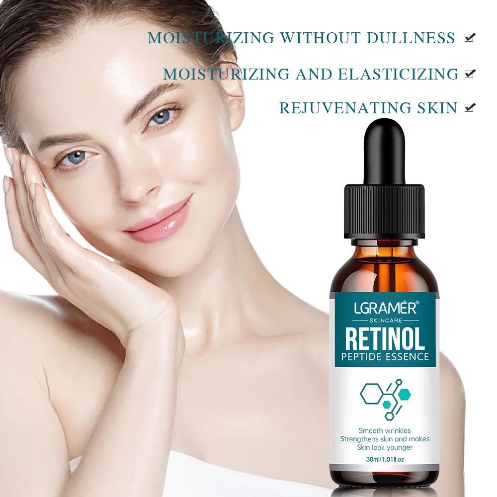 Esencia antiarrugas de Retinol, suero Facial de ácido hialurónico puro, antienvejecimiento, estiramiento Facial, Reduce las líneas de expresión de los ojos, nuevo