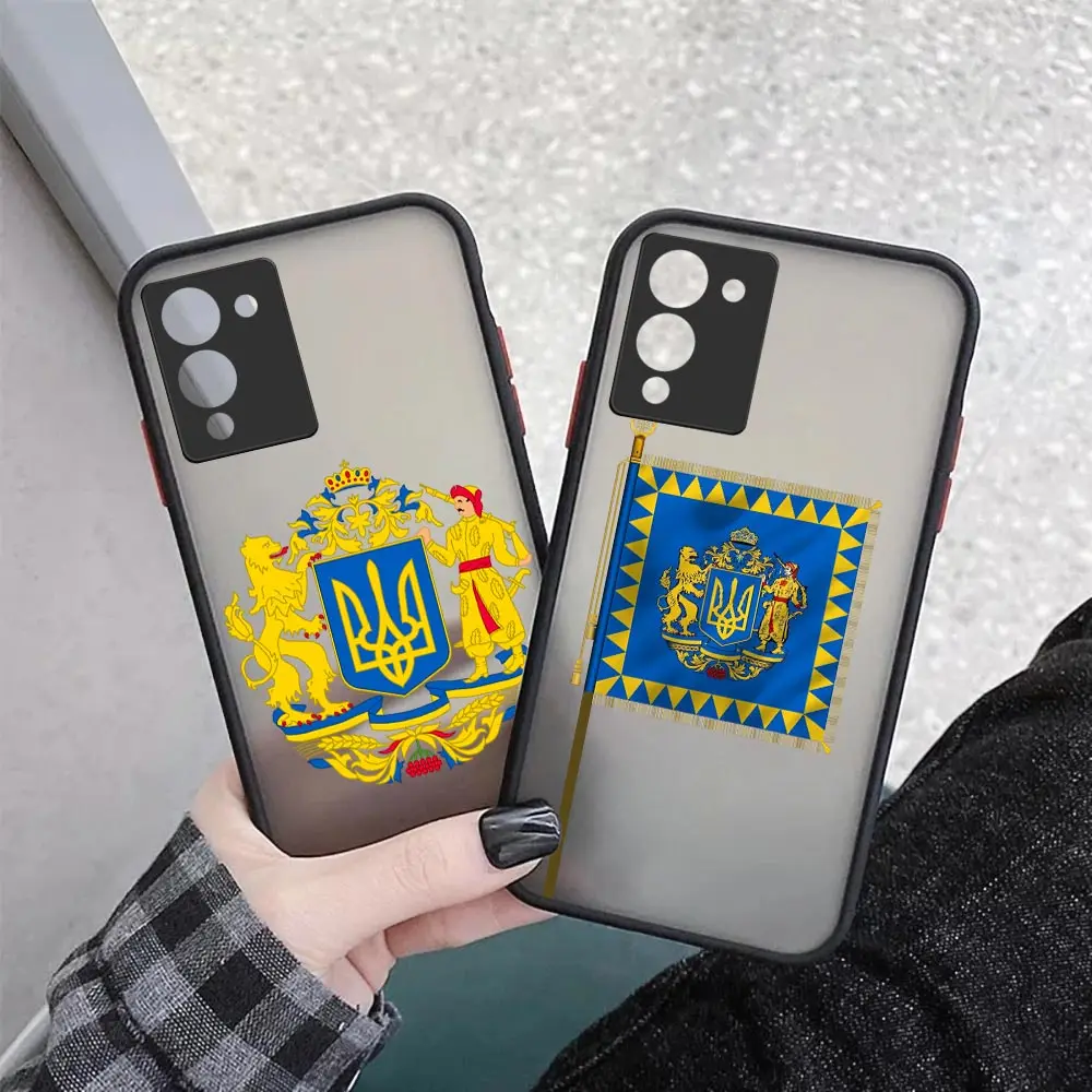 Ukraine Ukrainian Flags Emblem Matte Case for infinix NOTE 30 12 G96 11 10 8I 8 7 SMART 4 SPARK 8 8P 5 6 PRO Funda Coque Cover