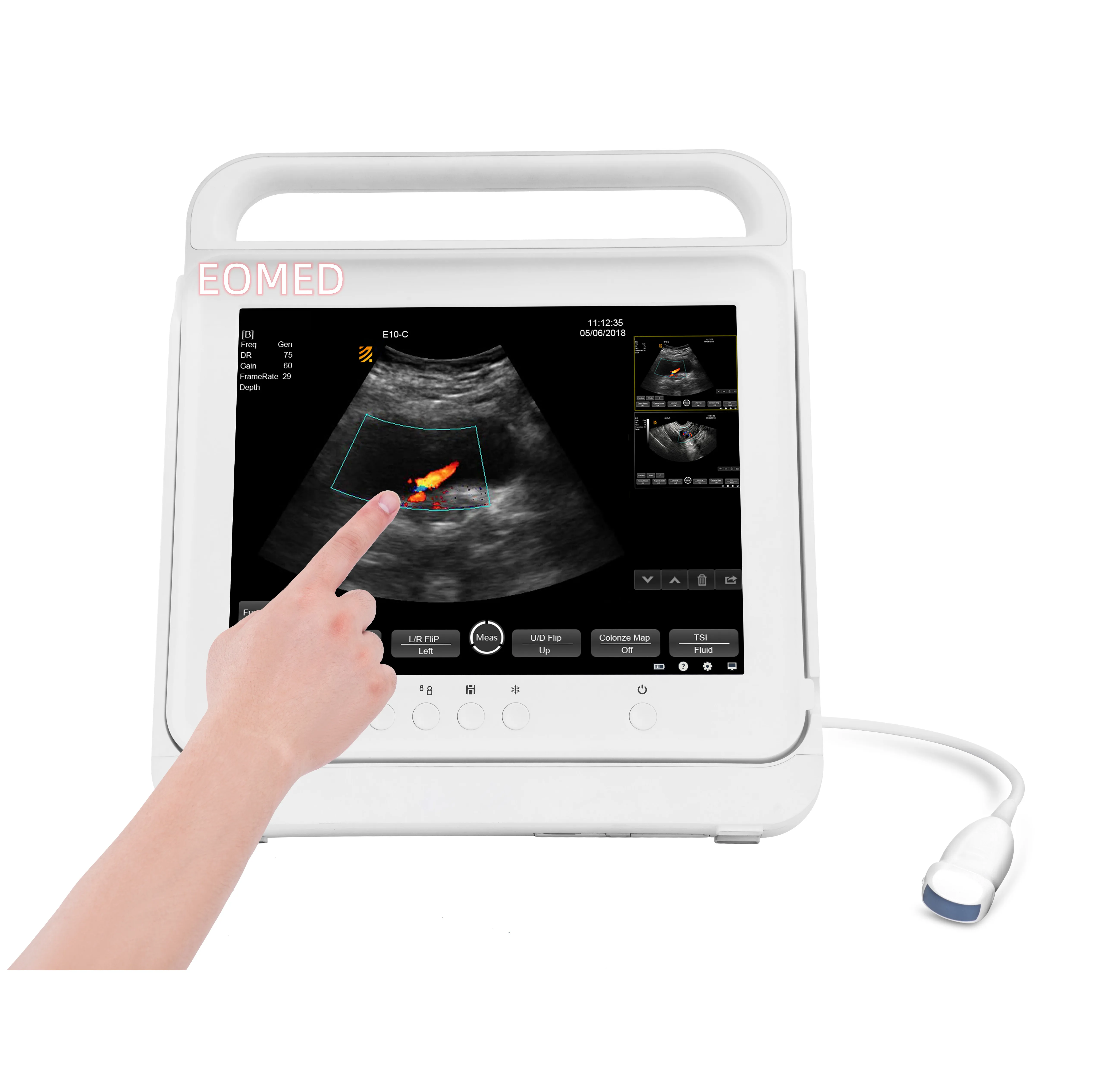 CU06 Touch medical ultrasound machine touch Color Doppler ultrasound scanner System portable ultrasound price