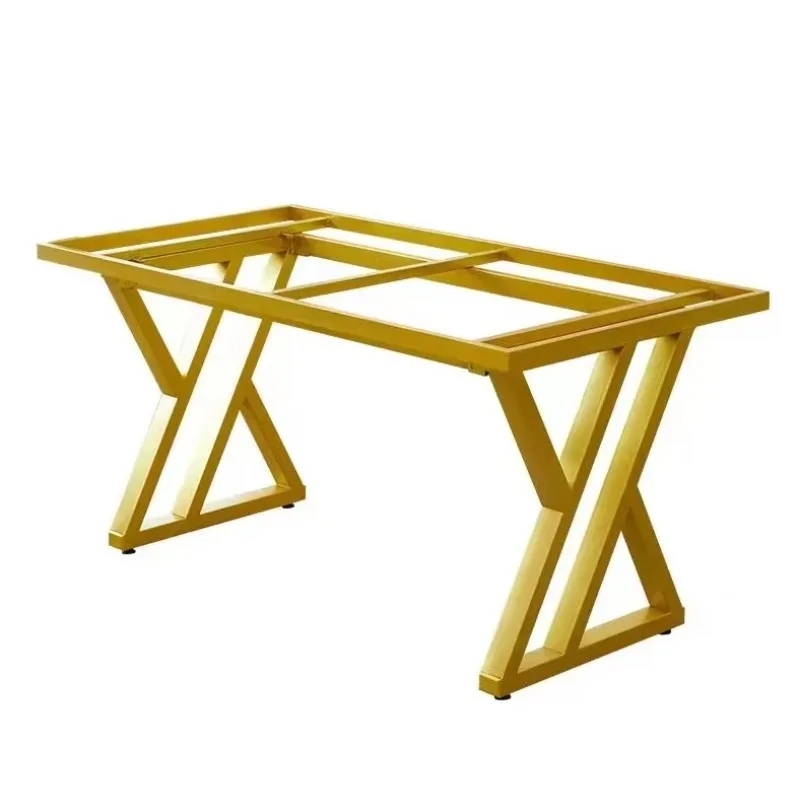 gold steel strip dining table legs frame parts chair hardware accessories