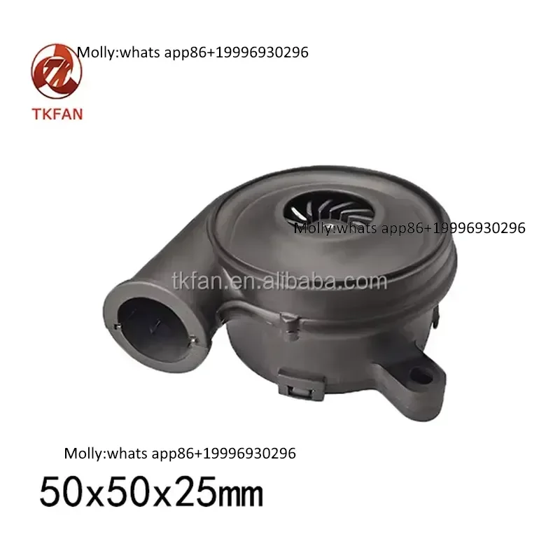 China Factory High Quality Low Noise 50X25mm 5025 Blower High Static Pressure Centrifugal Fan 12V 24V Three Portable