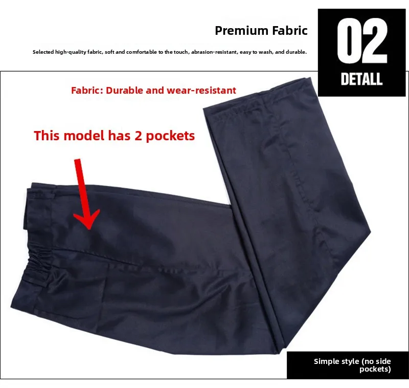 

Men's Pure Cotton Work Trousers Wear-Resistant Loose Workwear Pants Thi Casual Straight Leg Welding Overalls