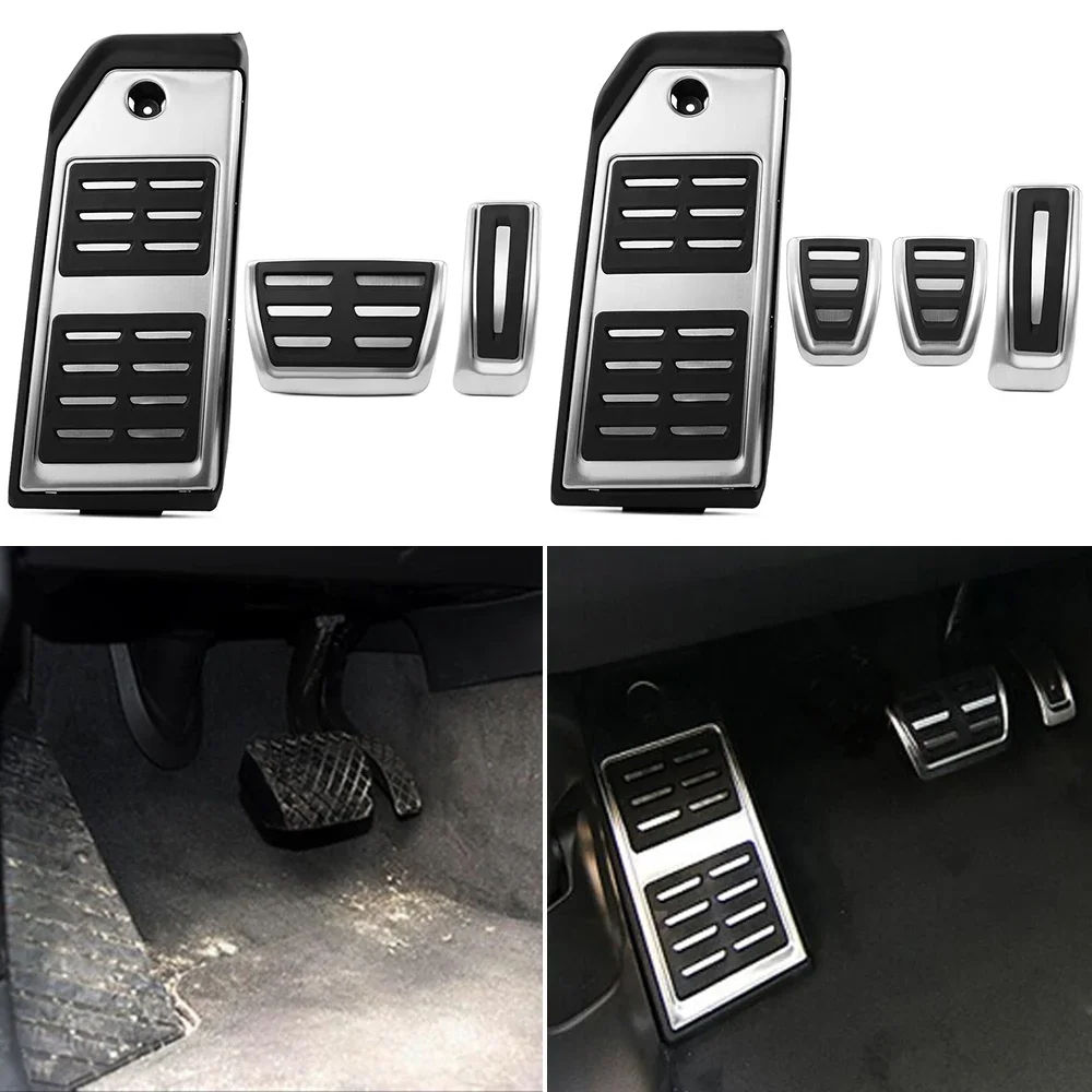 

Car Brake Accelerator Footrest Pedal for Audi A1 A3 A4 B8 B9 A5 A6 A7 Q3 Q7 For Touareg/ Skoda Seat (LHD)