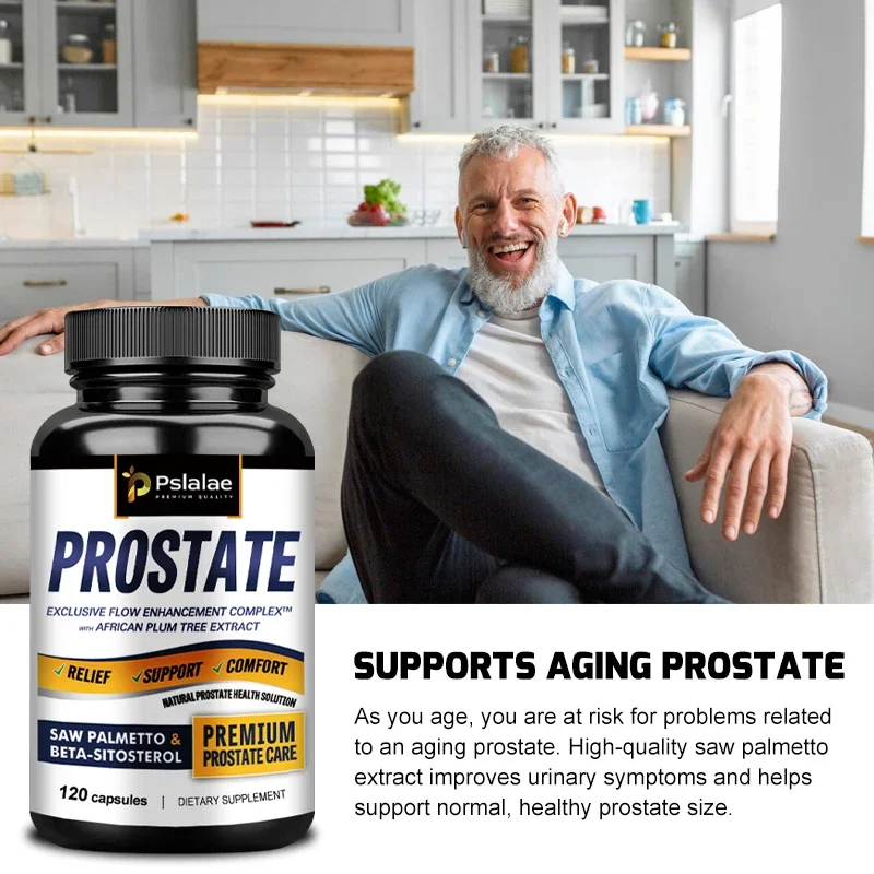 Prostate Capsules - Urinary Tract Health, Frequent Urination, Hair Growth, Bladder Support