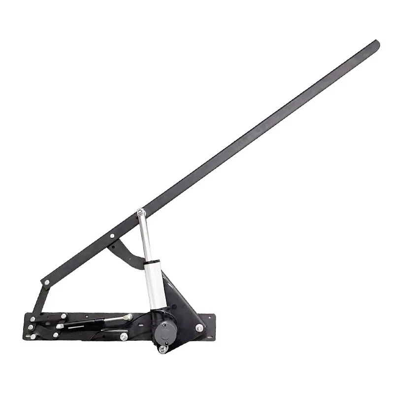 

Electric Hydraulic Iron Rod Lifter Bracket Oil Pressure Remote Control Left Open Two-Sided Cross-Type Storage Double Bed Frame