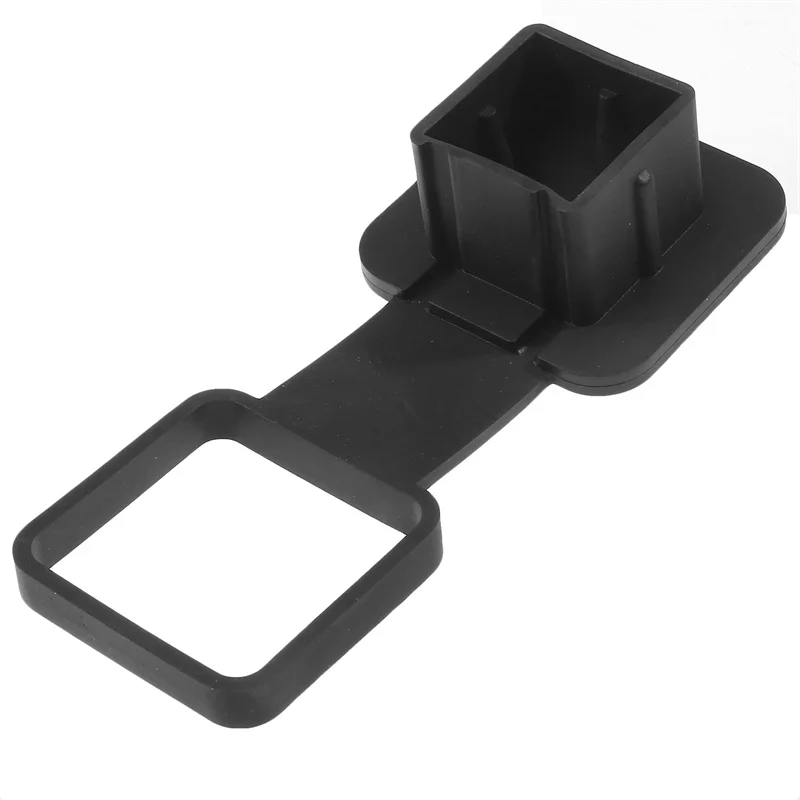 Car Plug Cover Hook Dust Plug Square Mouth Protective Cover for 2 Inch Receivers Towing Hitch Rubber Covers