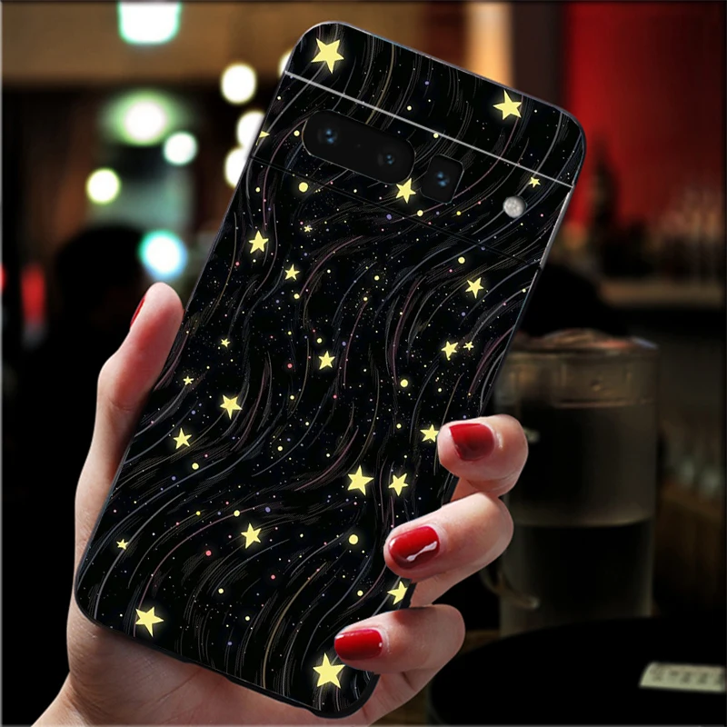 

Star Moon Phone Case For Google Pixel 10 9 Pro XL 9A 8 7 6 Pro Pixel 8A 7A 6A Pixel 8 7 6 5