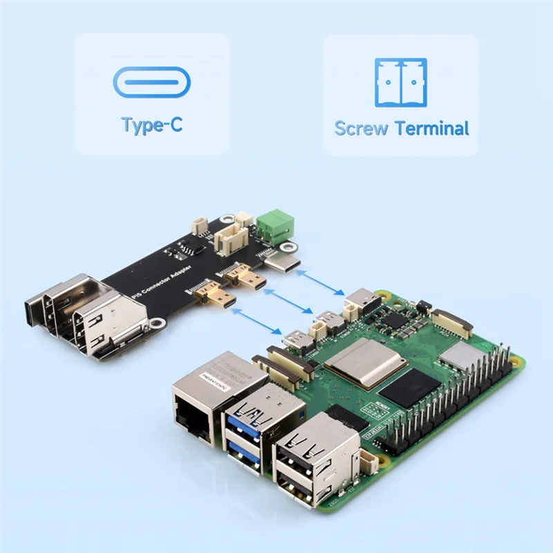 Superior M.2 NVME PCIE Case For Raspberry Pi 5, Aluminum Alloy Case, With Pcie To M.2 Board, Support Pcie Extending To M.2