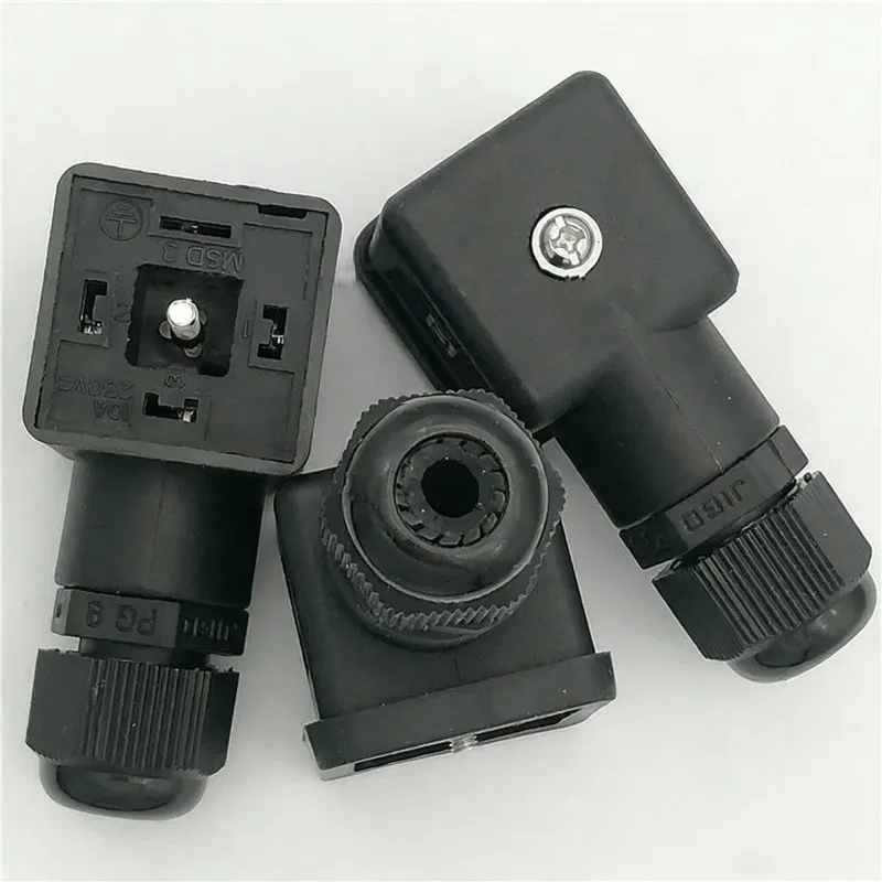 Hydraulic Solenoid Plug Universal MPM Plug Without Light Type a With PG9 Connector 4P Connector 250v10A Waterproof HSM Connector