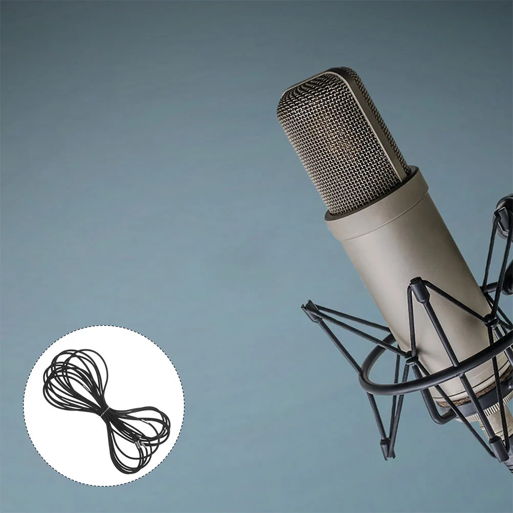 

20Pcs Microphone Shock Mount Elastic Bands Anti-Vibration Replacement Rubber Rings Shockproof Clamp for Condenser Mic Holder