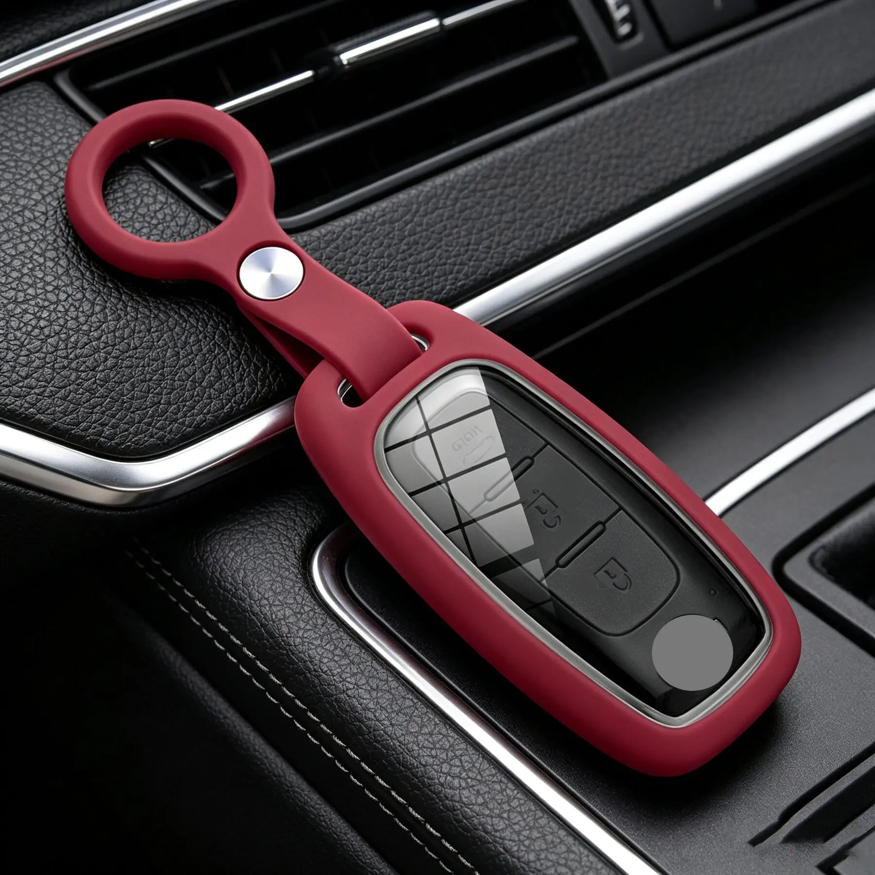 Silky Soft Key Case For Nissan X-trail T33 Kicks Qashqai J12 E-power Juke Teana Altima Ariya Keychain Accessories Key Caps