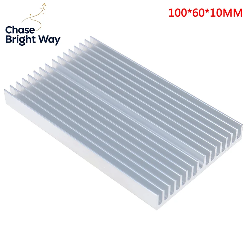 100*60*10mm/100*25*10mm/60*60*10mm Aluminum Heatsink Cooler Chip Radiator For IC LED Power Transistor