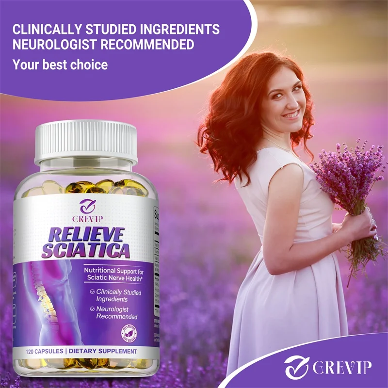 Sciatic Nerve Supplement - Advanced Sciatic Nerve Support Formula for Nerve Support,Muscle and Joint Health,Promotes Sleep
