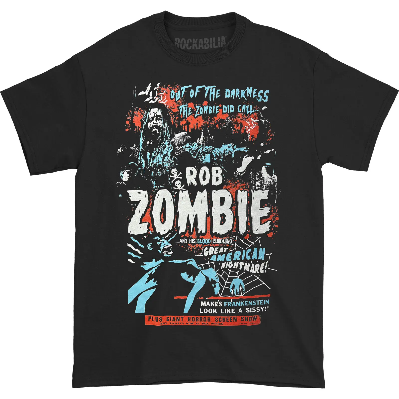 Men's Rob Zombie Call T-shirt XX-Large Black